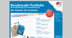 Desktop Screenshot of berufswahl-portfolio.ch